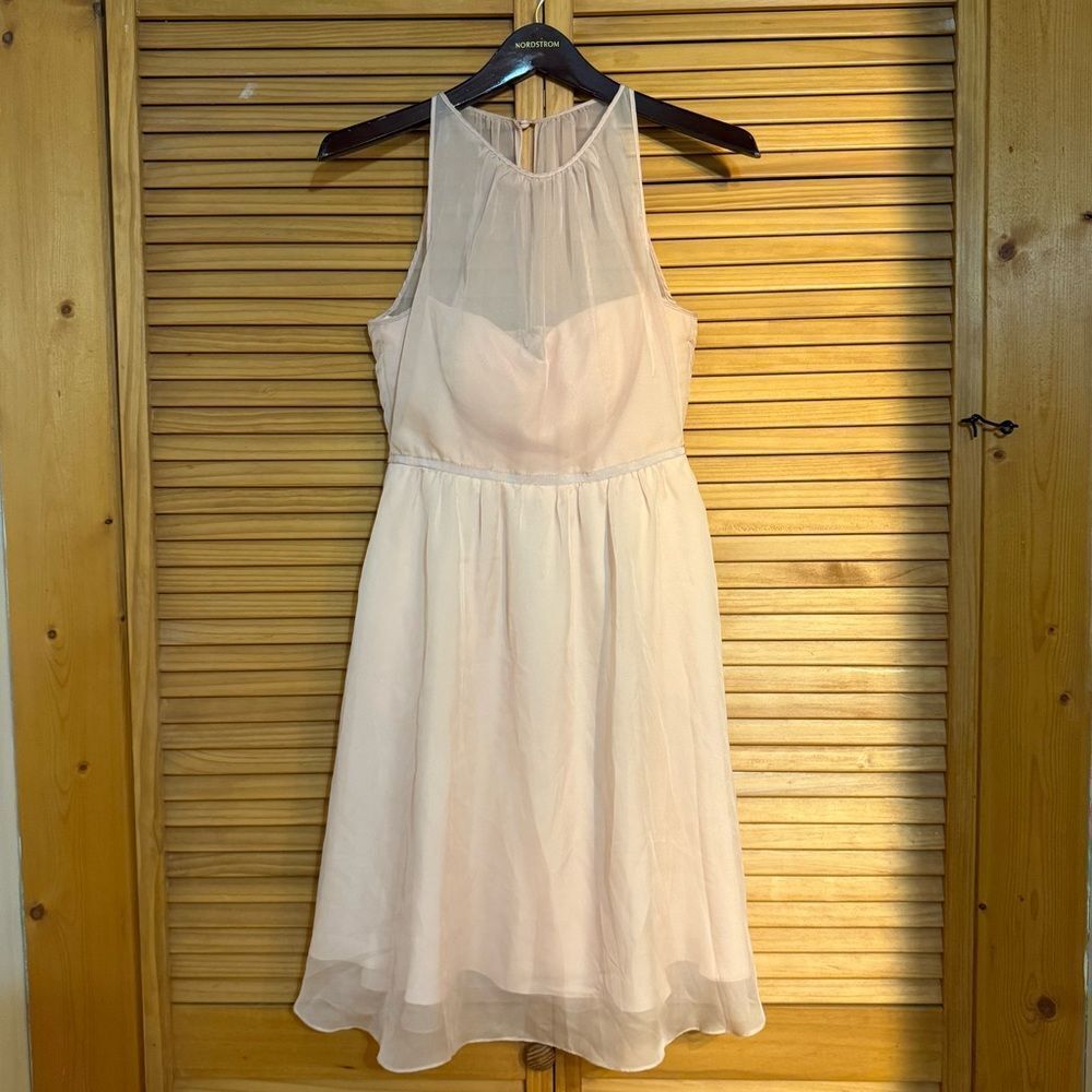Anthropologie Hitherto pink Midi Dress size 2